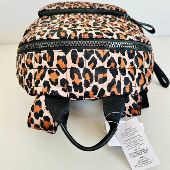 KATE SPADE NEW YORK SPOTTED LEOPARD CAMDEN LARGE QUILTED BACKPACK UNISEX $399 main image 8